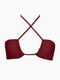 The Iman Halter Top - Merlot